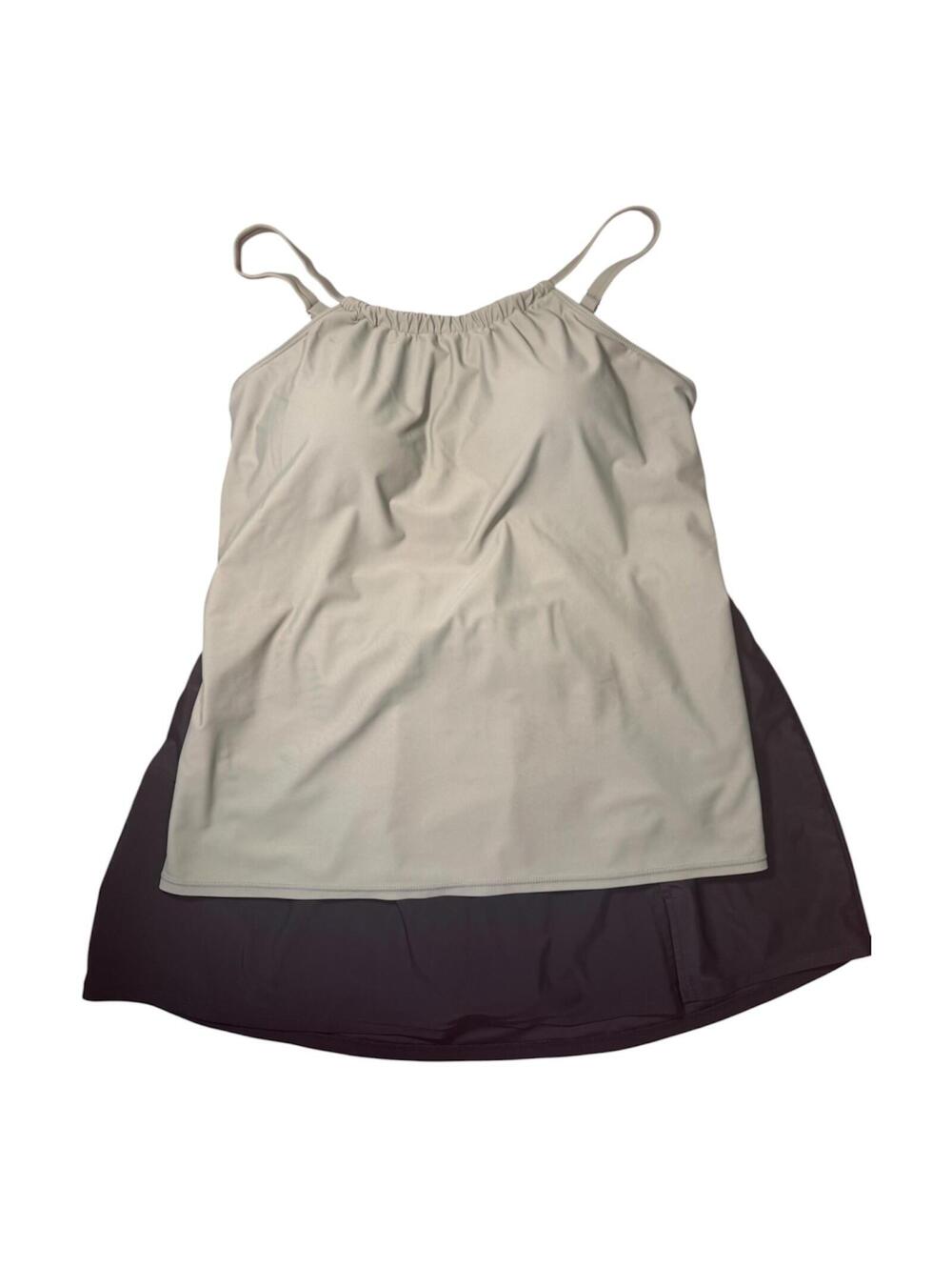 Women's 20W Two-Piece Swim Set Tankini Top and Swim Skirt Bottom